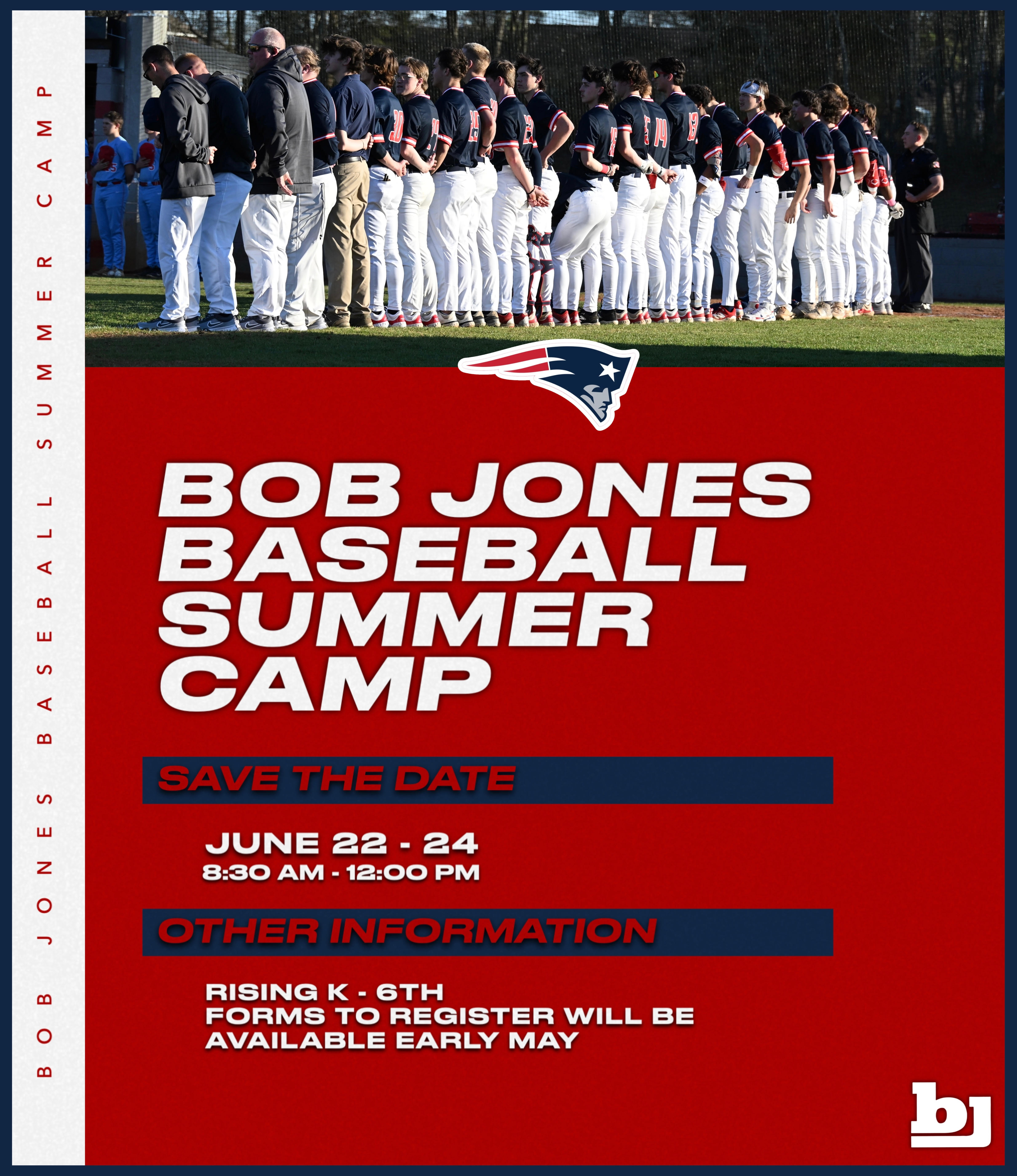 Bob Jones Baseball Youth Camp - 2026